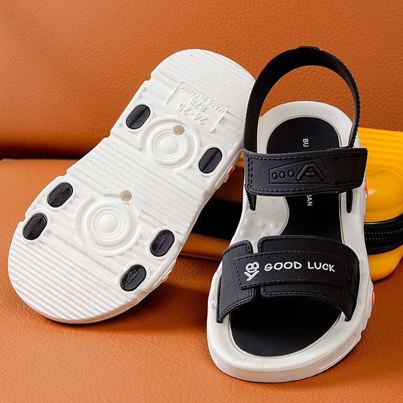 2025 Nové dětské ležérní sandály Letní chlapecké a dívčí obutí Protiskluzová měkká podrážka Studentská sada na nohy Plážová obuv