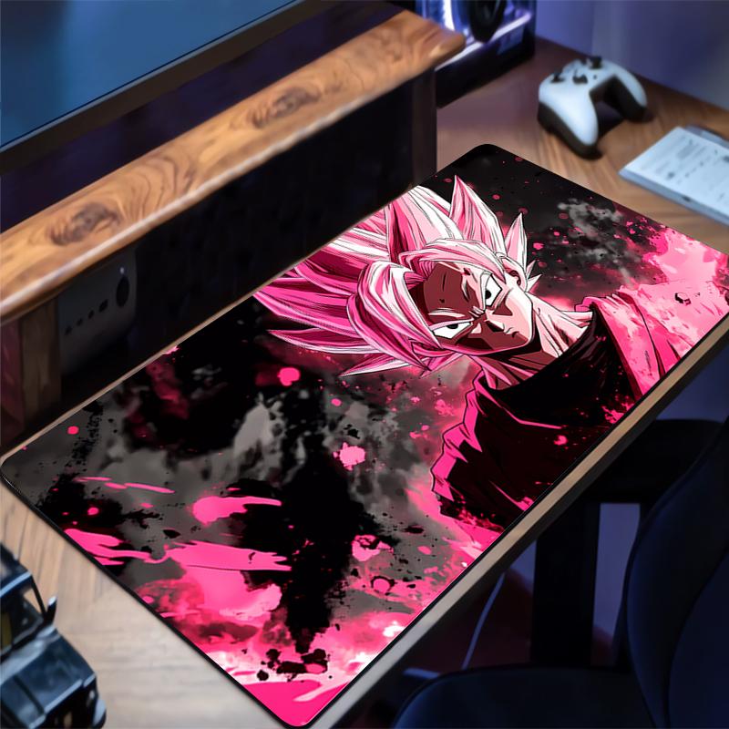 Mouse Pad Dragon Ball Anime XXL Large Gamer Gaming Accessories Speed Keyboard Rubber Lock Edge Desk Mat Laptop Mousepad