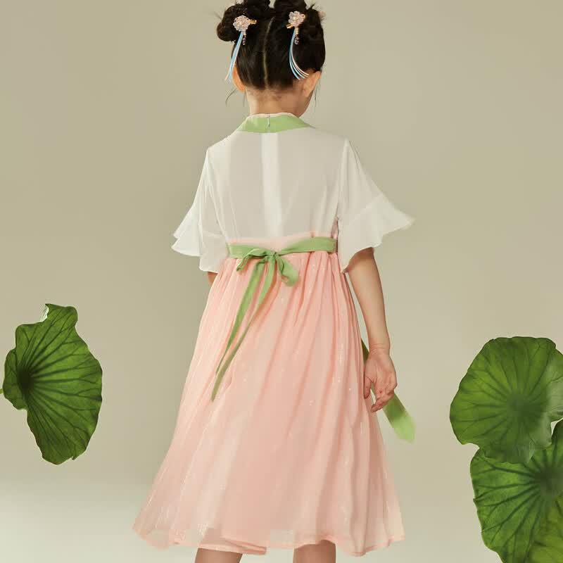 Xiao Hu Pati Girls' Summer Hanfu Dress