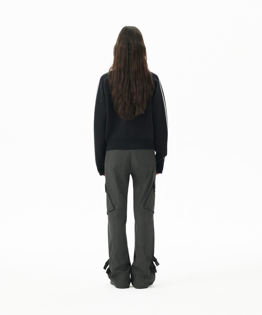 MAHAGRID Utility Cargo Flare Pant Charcoal(Mg2Fffpa11A)