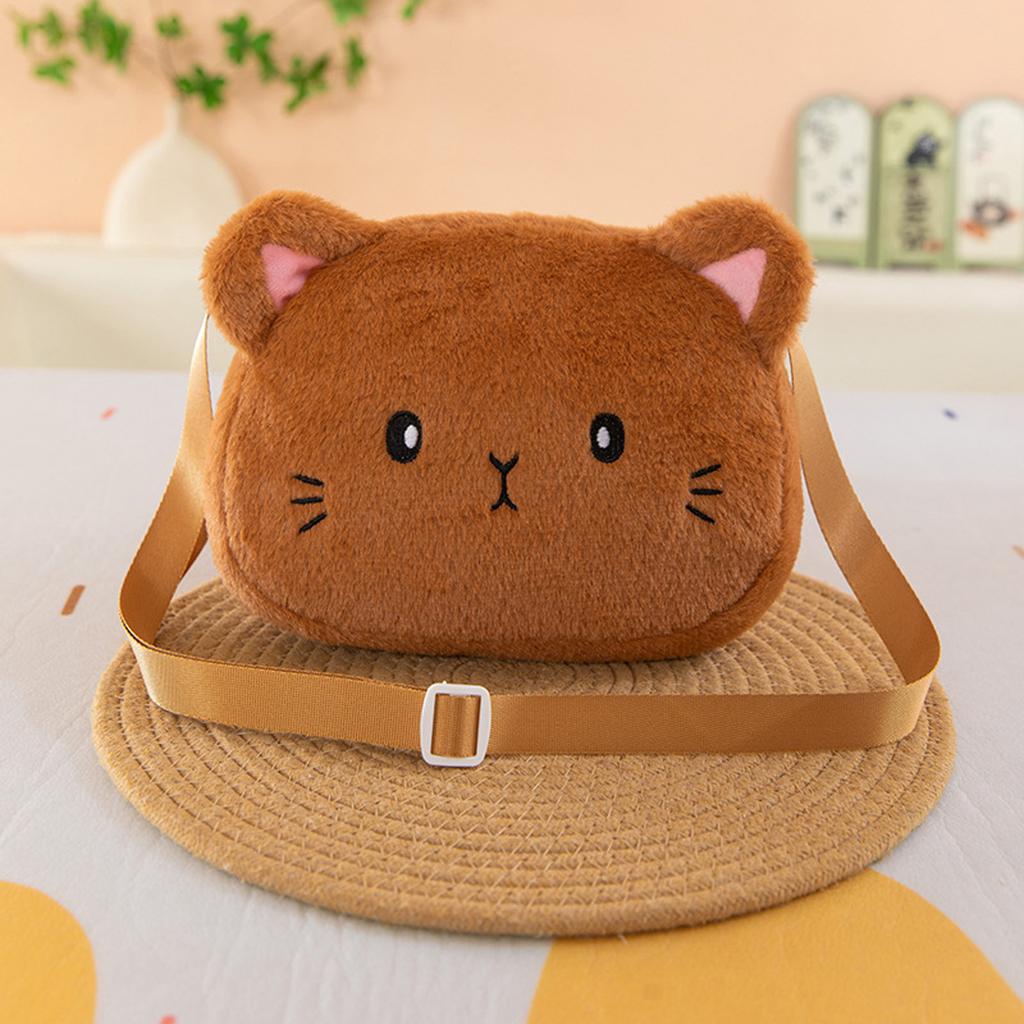 Cute Plush Bag For Girls, Single-shoulder Bag, Children's Cartoon Crossbody Bag