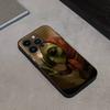 Funny Space UFO Alien Thing Phone Case For iPhone 16,15,14,13,12,11 Plus,Pro Max,XS,X,XR,SE,Mini,8,7,Soft Silicone Black Cover