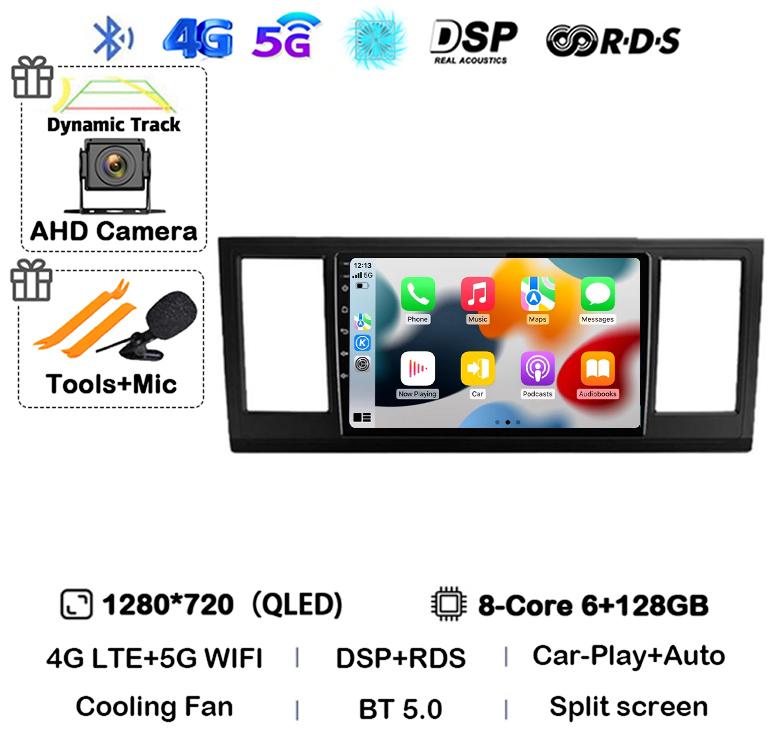 Android 14 Auto Carplay Car Radio For VW Volkswagen Caravelle 6 T6 2015 2016 2017 2018 2019 2020 Multimedia Player GPS WIFI+4G