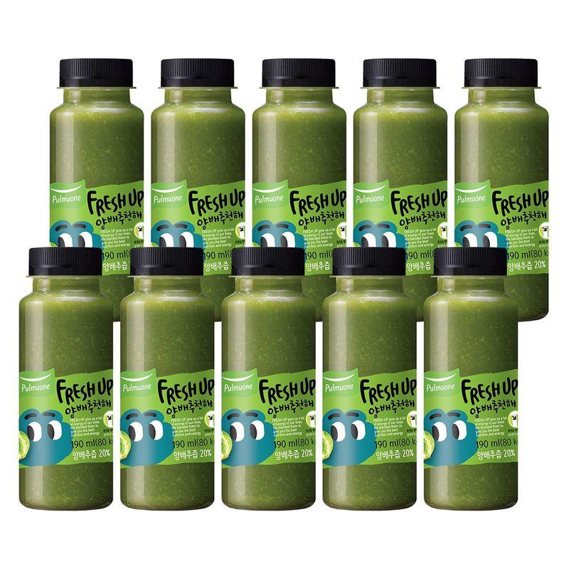 Pulmuone Fresh Up Cabbage & Broccoli 190ml X 10