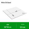 High Elasticity EVA Foam Board for DIY Carving, Toy Models, and Props - Black & White