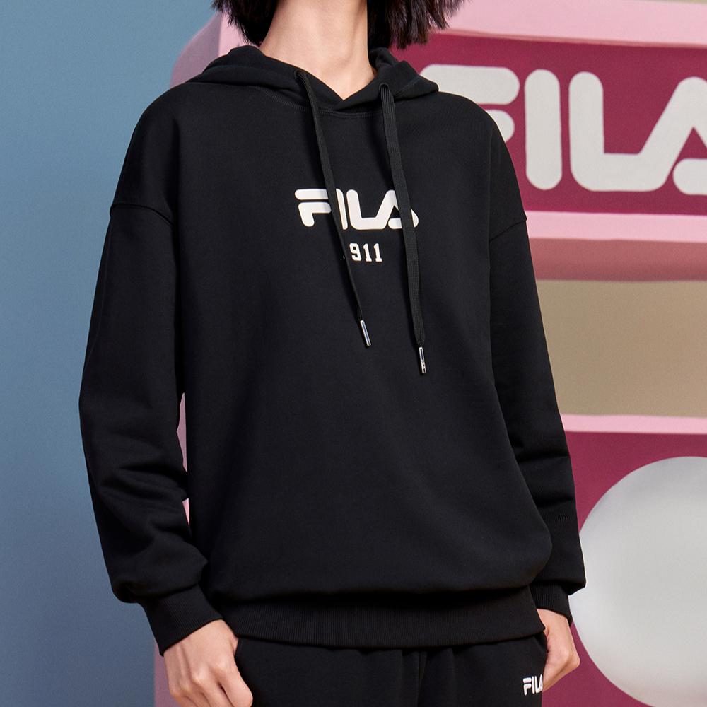 New FILA ORIGINALE Sweatshirt Unisex Jet Black F51M449202F-BK
