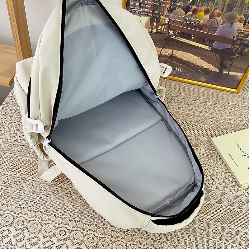 Student Backpack Junior Senior High School School Bag Large Capacity Couple Computer Backpack