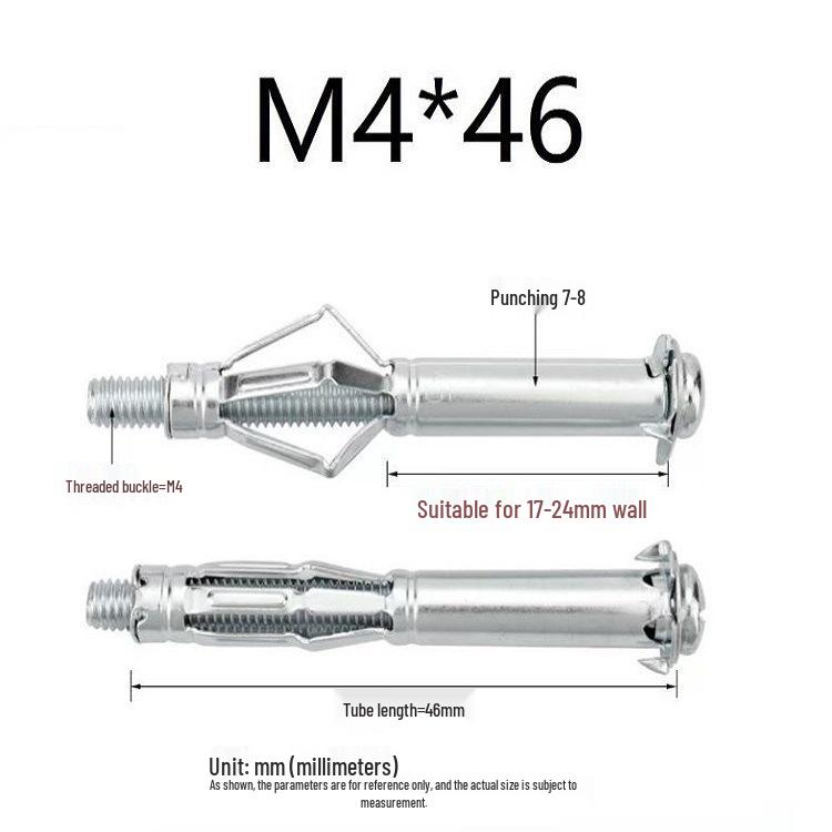 Hollow Wall Gecko Screw Drywall Anchor Expansion Bolt