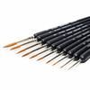 9/10 Pcs Miniature Paint Brush Set Professional Nylon Brush Acrylic Painting Thin Hook Line Pen Art Supplies Hand Painted