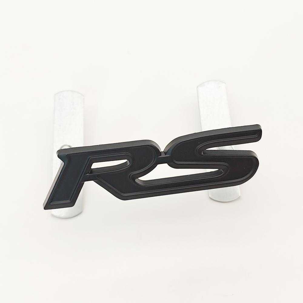 3D Metal Car Sticker RS Logo Badge Rear Trunk Fender Front Grill Emblem For Honda FIT Jazz Civic HRV Jade City CRV Acceessories