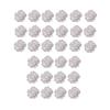 30Pcs Flower Nail Decor Glitter Stylish Nail Accessories Artificial Flower Nail Art Stud