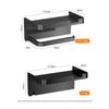 1 Wall Mounted Toilet Paper Holder, with Mobile Phone and Perfume Holder - No Need To Drill, Durable Plastic Bathroom Storage Box