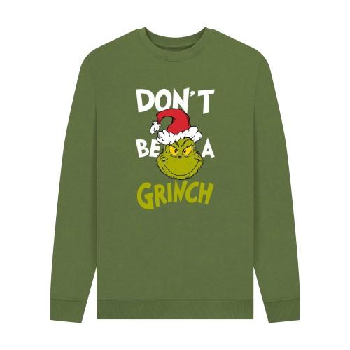 The Grinch Unisex Adult DonÂ´t Be A Grinch Graphic Sweatshirt