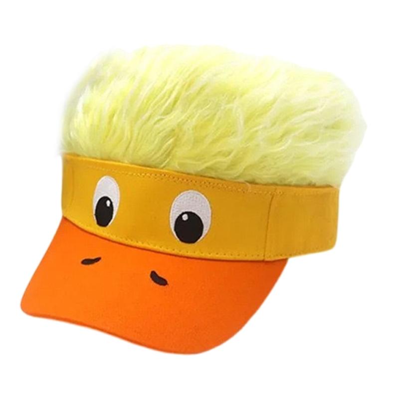 

Парик Бейсболка Смешная Оригинальная Шляпа для Вечеринок Фестивалей и Косплей Мероприятий Регулируемый Дышащий Дизайн