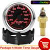 52MM Water Temperature Gauge 40-140 Celsius Car Water Temp Joint Pipe Sensor Adapter 1/8NPT Temperature Indicator for Car