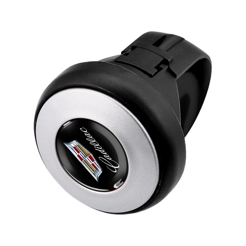360 Degree Car Turning Steering Wheel Power-assisted Rotary Button Booster Spinner Knob For Cadillac CTS STS DTS SRX XLR ATX Escalade Seville Tiburon