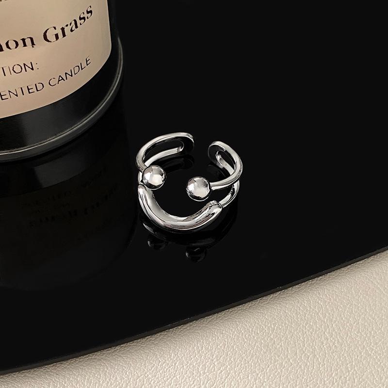 Trendy Adjustable Open Ring: Stylish Personalized Index Finger Jewelry for Women Adjustable Open