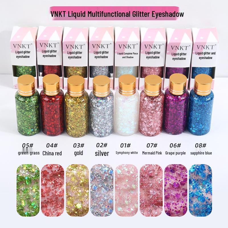 Super Glitter Eyeshadow: Pearlescent, Sparkling Gel for Stage & Student Performances