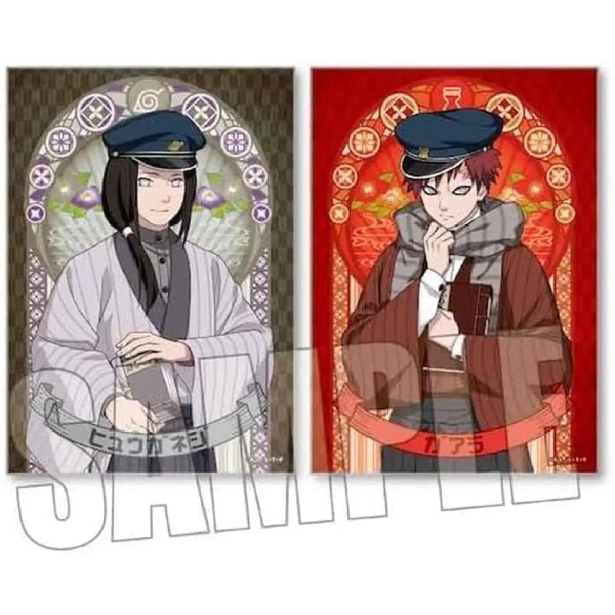 

Naruto Seosung Style Neji And Gaara Poster Sticker