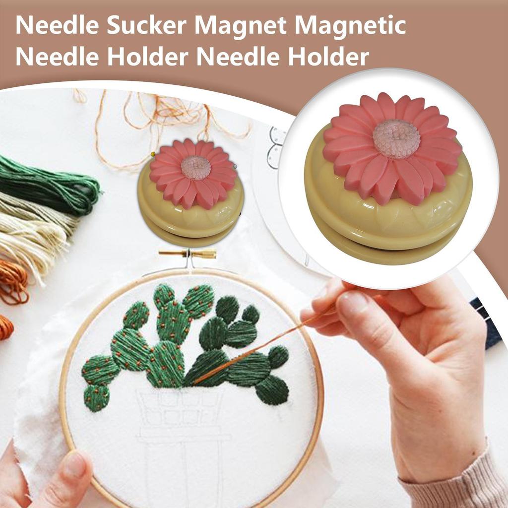 Magnetic Pin Holder For Sewing Needle Suction Storage Anti-Slip Magnetic Needle Holder For Stitching Braiding Embroidery Craft