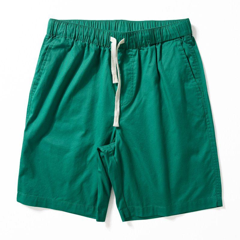 Pure Cotton Shorts Men's 2024 Summer New Arrival Loose Straight-leg Casual Fifth Pants Men Large Trunks Outwear Middle Pants