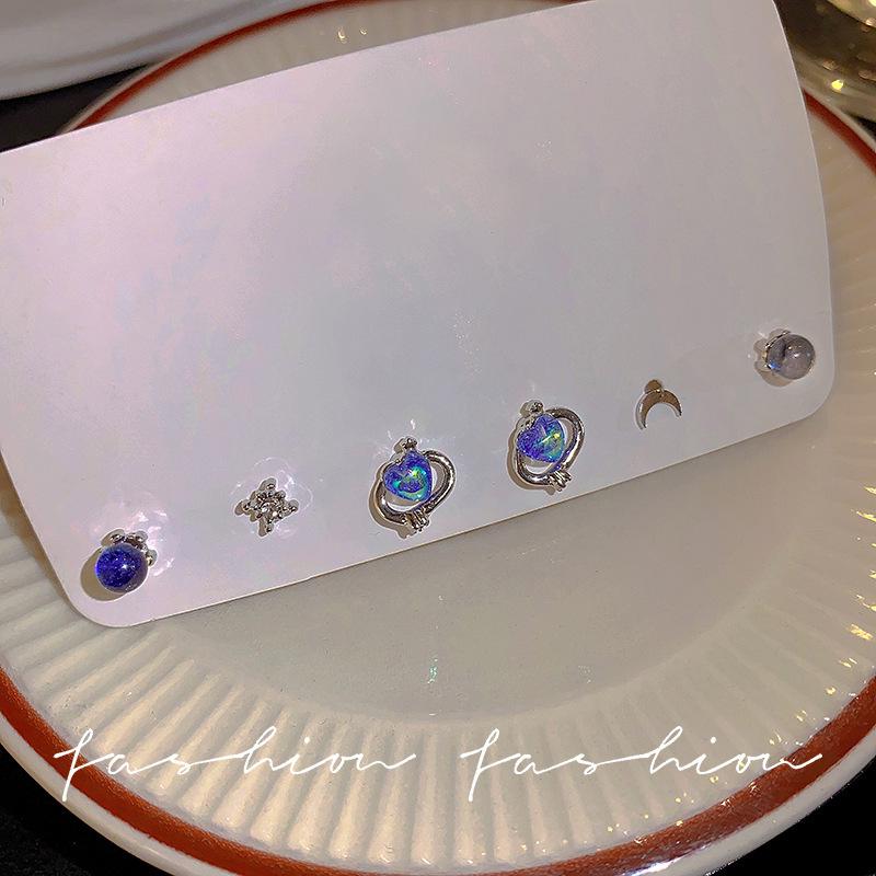 925 Silver Needle Luxury Stud Earrings Set: Exquisite, Versatile Fashion for Women