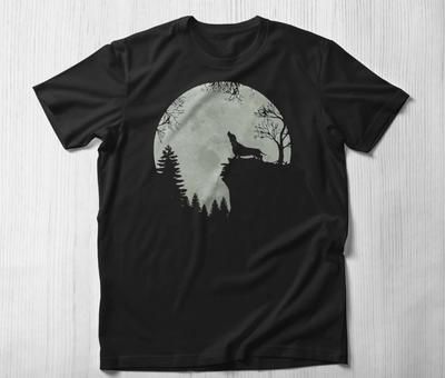 Camiseta Perro Dachshund Luna Divertida Aullando Dachshund Luna Llena Perro Salchicha Camiseta