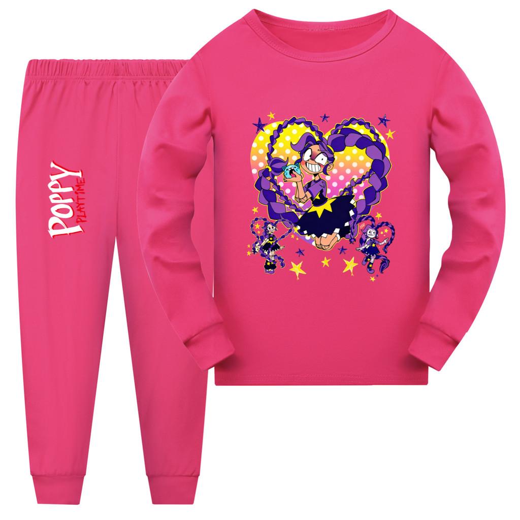 5598 Kids Girls Lily Lovebraids Sleepwear Pajamas T-shirt Pants 2 Pieces Sets