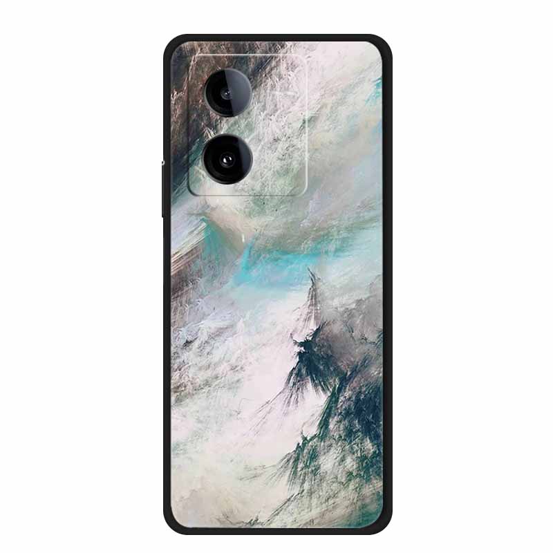 Phone Cover For Vivo iQOO Z8 5G Cases 6.64" Marble Soft TPU Silicone Para for Vivo iQOO Z8 V2314A 2023 Back Case Bumper Fundas