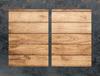 GLAS-SPRITZSCHUTZPLATTE FÜR DIE KÜCHE 2x35x52 HOLZ