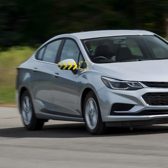 Right Mirror Corner Triangle Molding Fender Trim For Chevrolet Cruze 2016- K