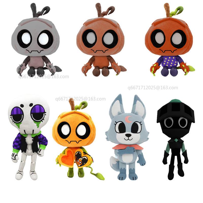 Dandy'S World Plyšová panenka Gourdy Anime téma Roztomilá hračka Halloween Vánoční dárek Plyšové zvířátko Sběratelský předmět Pro všechny věkové kategorie