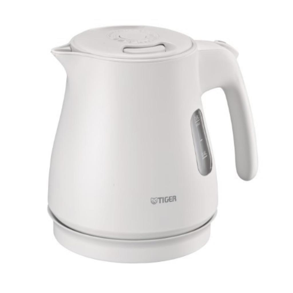 Tiger Vacuum Bottle PCM-A081-WM Electric Kettle 5SAFE+ 0.8L Matte White