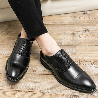 Scarpe formali da uomo in pelle Stile classico casual da gentiluomo Quotidiano Ufficio Outdoor Affari Festa Taglia grande adulto Scarpe marroni