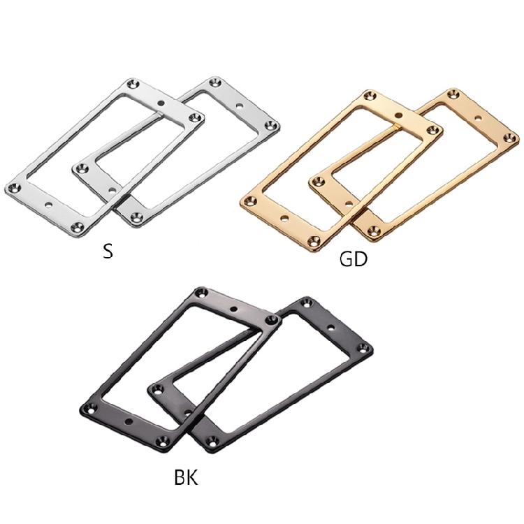 2Pcs Pickup Mounting Ring Set Pickup Cover Frame Replacement for Electric Guitar