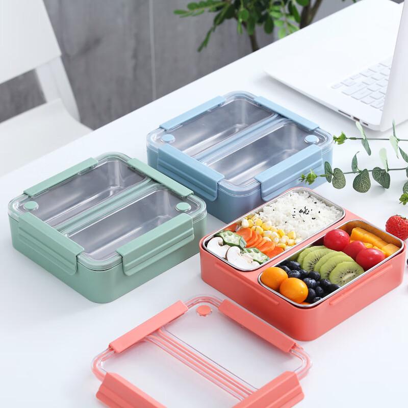 Star Orange Double Compartment 304 Stainless Steel Lunch Box