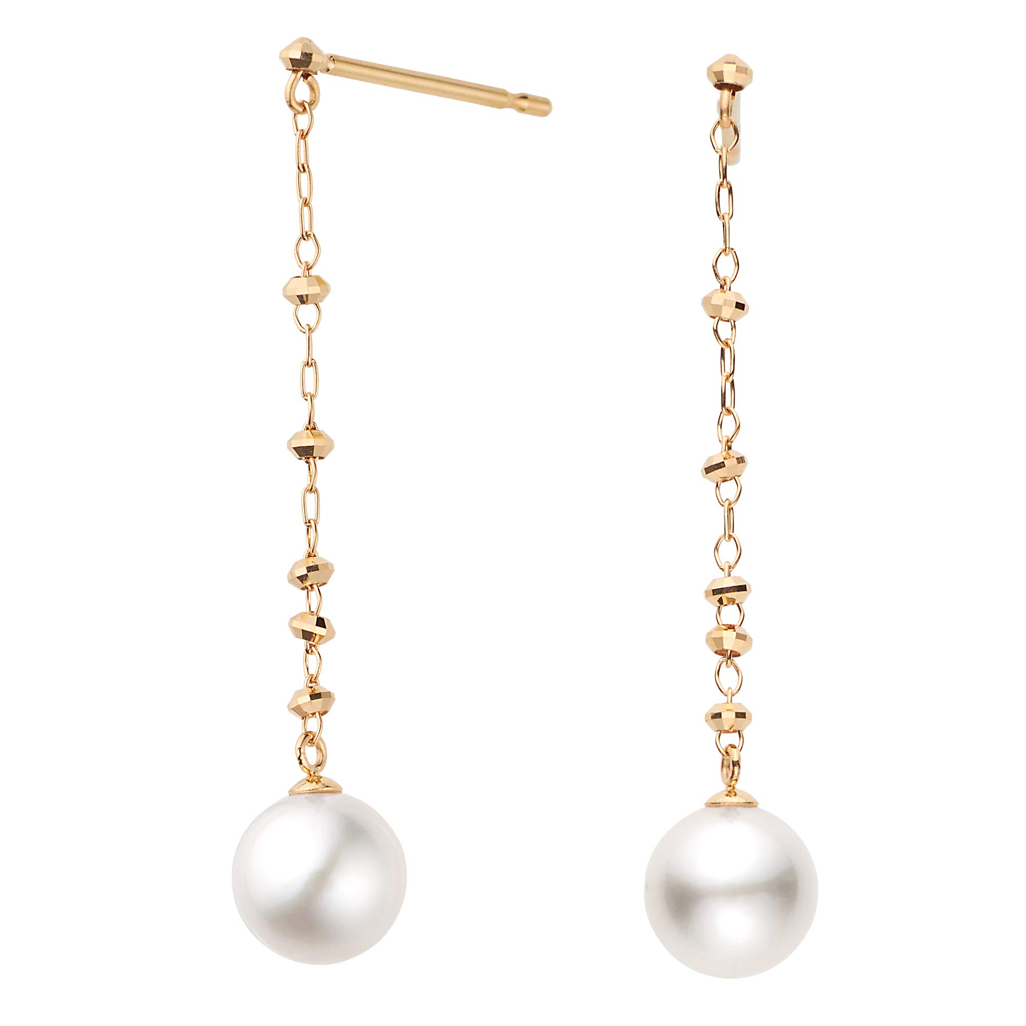 

Сережки K18 Жовте Золото Перли Аяко Ланцюжок AGVA1434 PA [Vendome Aoyama] [Офіційний]