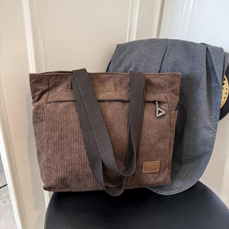 

New tote big bag fashionable men s and women s commuting cloth bag large capacity to work and class casual hand carry canvas bag