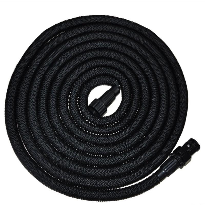 25ft-100ft Expandable Garden Hose Set With High Pressure Water Gun For Gardening And Car Washing