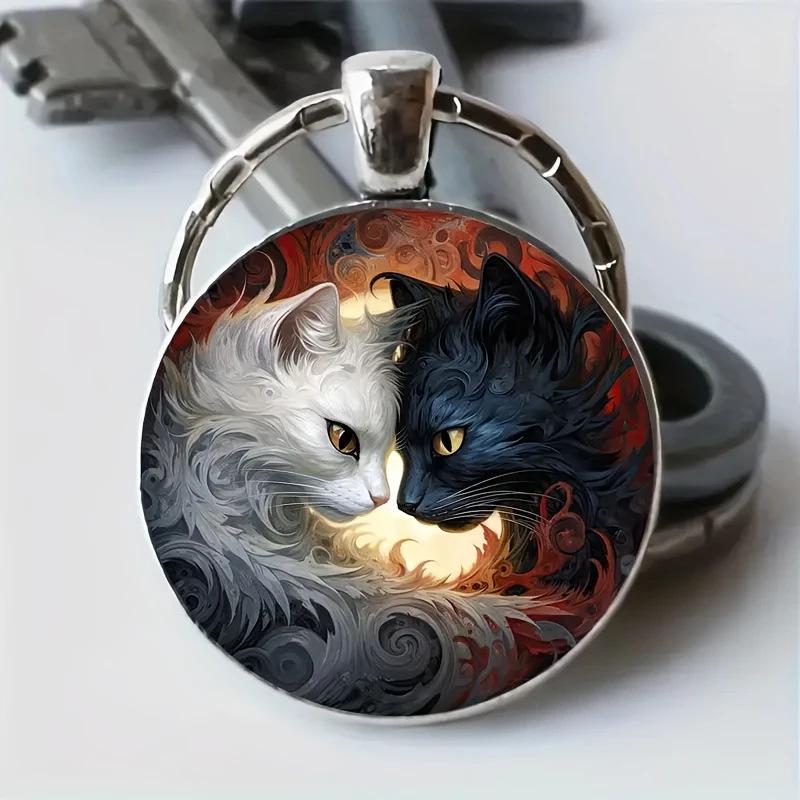 Animal Pattern Pendant - Zinc Alloy Keychain & Necklace for Men