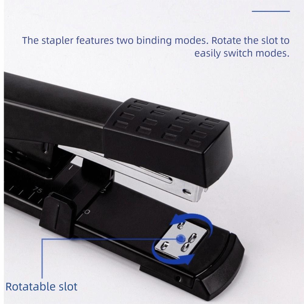 Metal Body Long Reach Stapler 20 Sheet Capacity Paper Stapler Long Arm Stapler  Binding Supplies