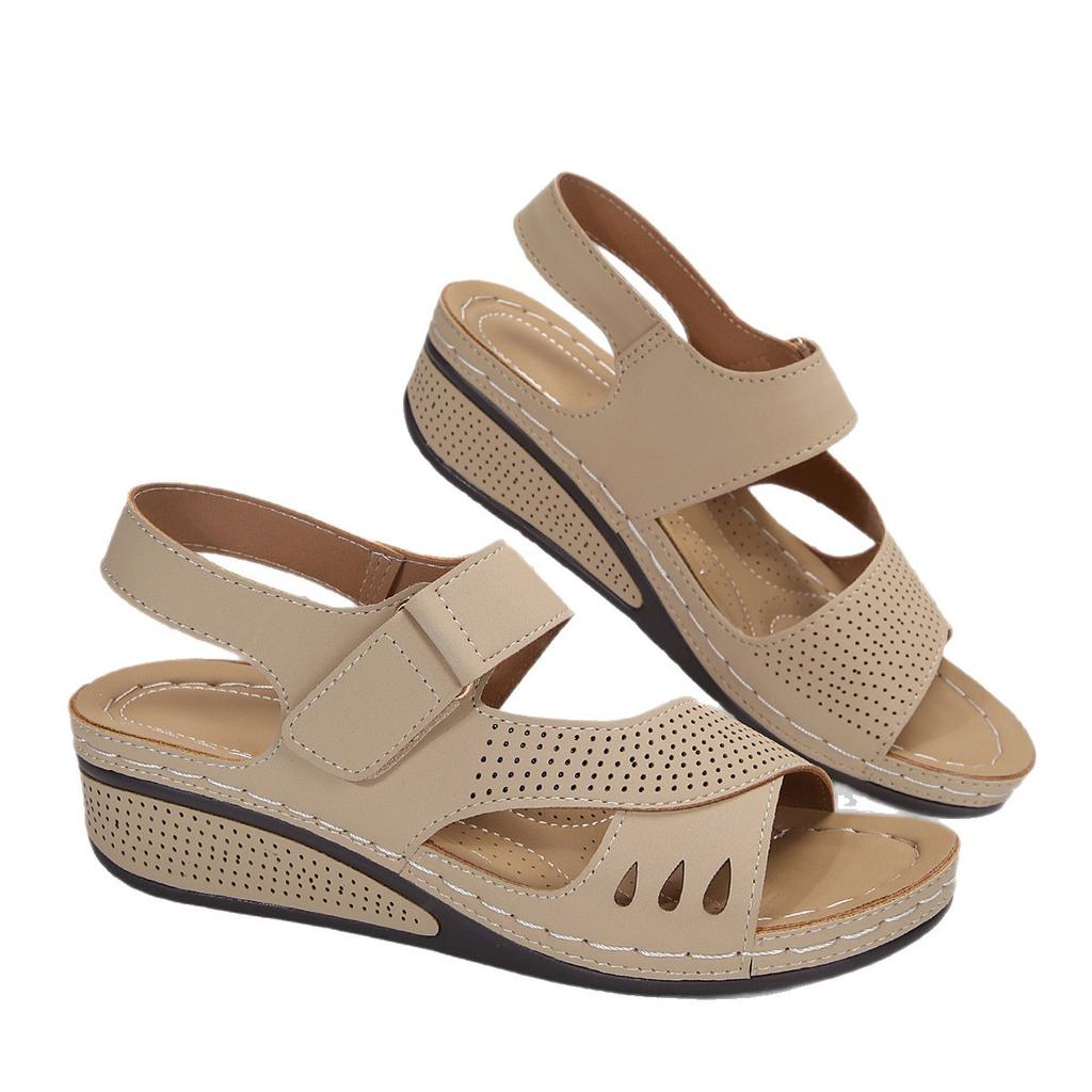 Plus Size Shoes for Women Summer Fashion Platform Wedges Comfortable Sandals 36-43 2026 Women Sandals Casual Beach Shoes