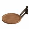 Adjustable Bracket with Round Shelf Modern Wall Mount Heavy Duty