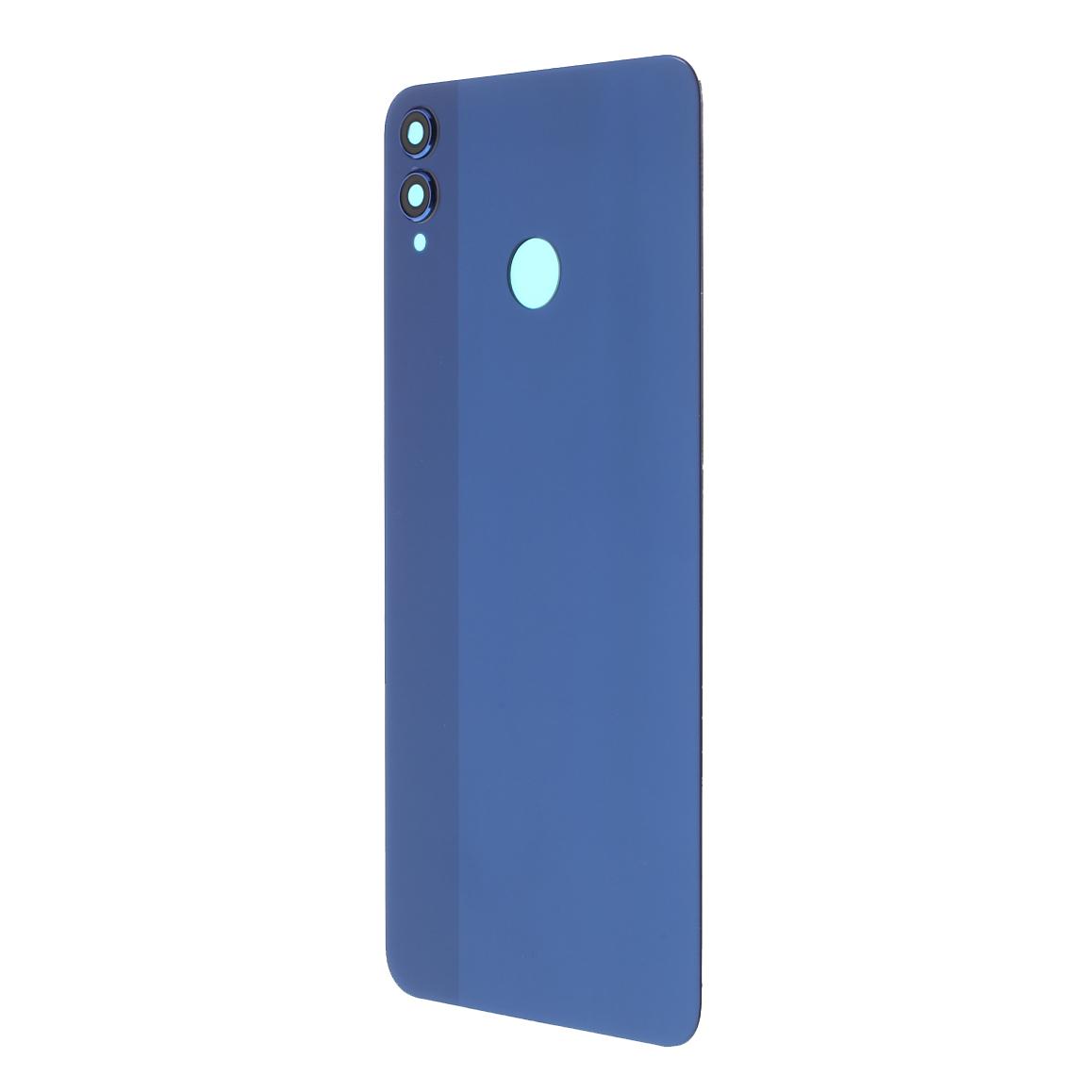 

Battery Housing Back Cover with Camera Ring Lens Cover Replacement (without Logo) for Huawei Honor 8X Blue