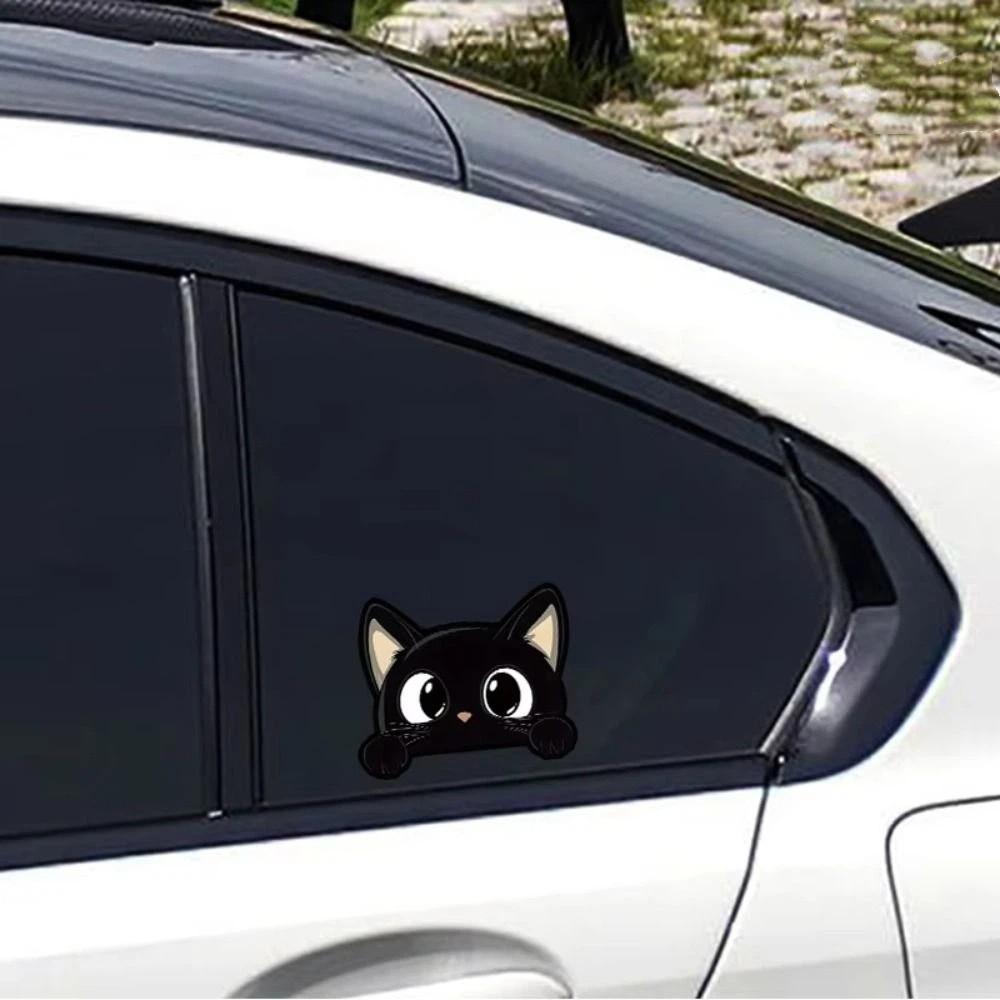 Peek-a-Boo PVC Decals Black Car Styling Cover Car Window Decals Car Electric Motorcycle Stickers