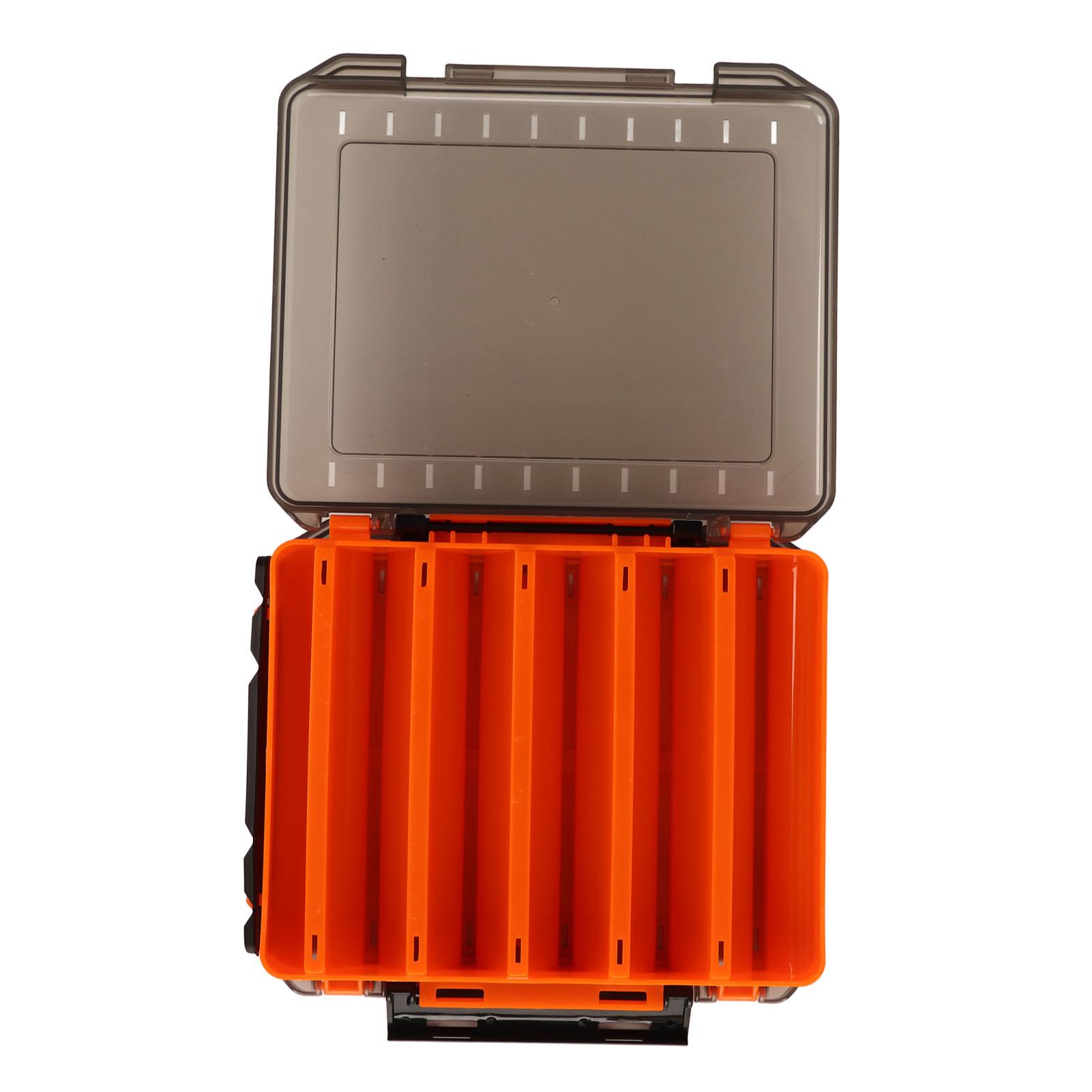 Коробка для рыболовных снастей Двусторонняя Прозрачная ПП Многосекционная Коробка для хранения снастей для приманок для рыбалки на открытом воздухе