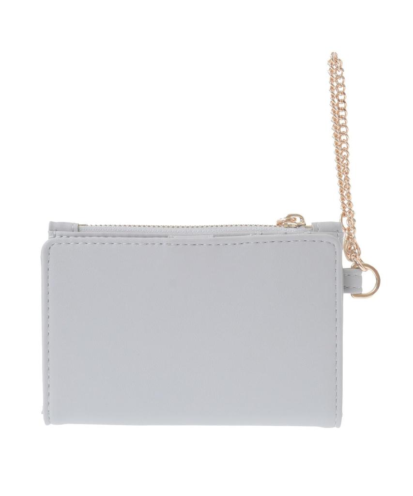 Maison de FLEUR Grosgrain Ribbon Fragment Case, Grayish Blue, F, Card CaseKey Case, 08000645700
