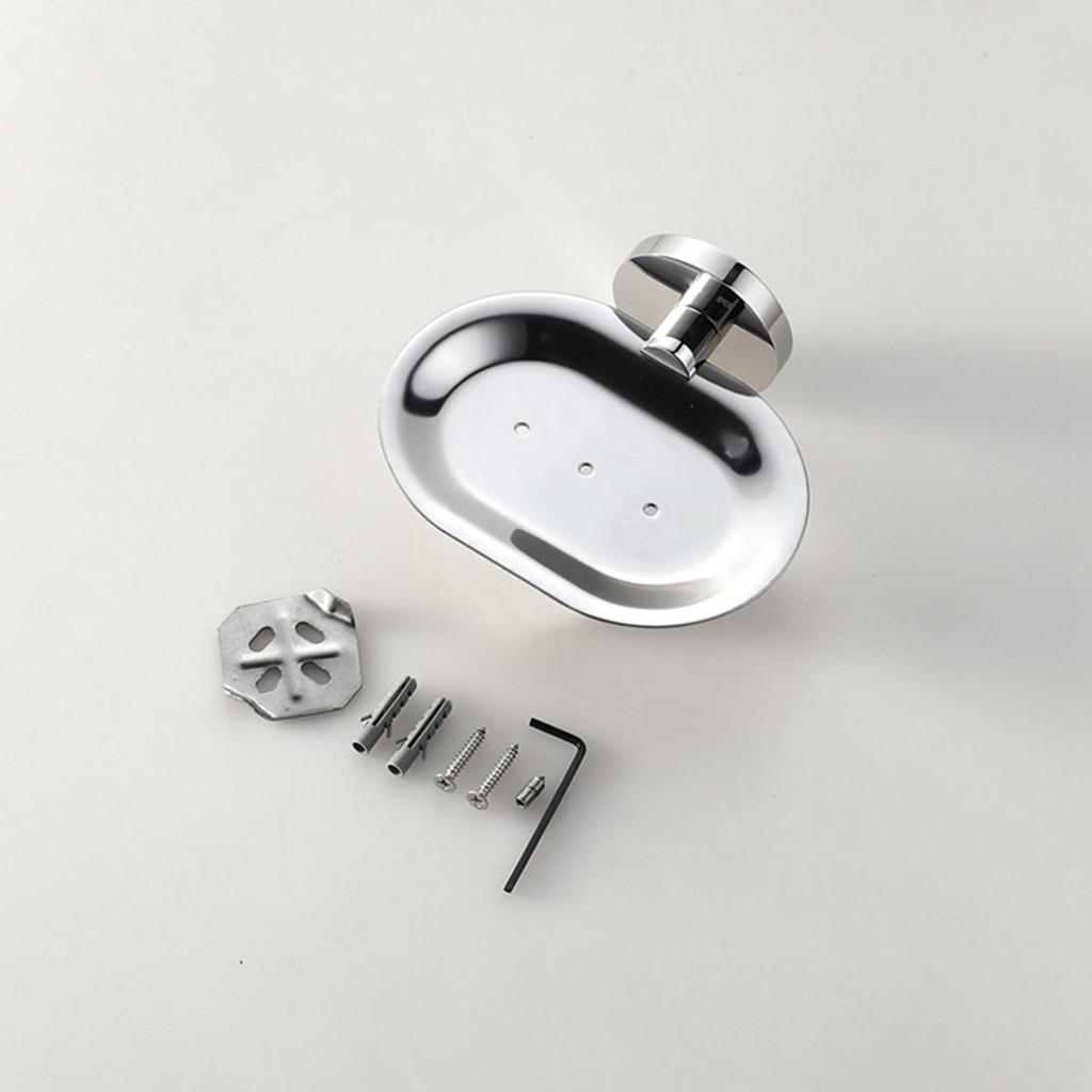 Bathroom soap rack, soap storage rack, bathroom accessories,soap dish black silver,Soap Holder