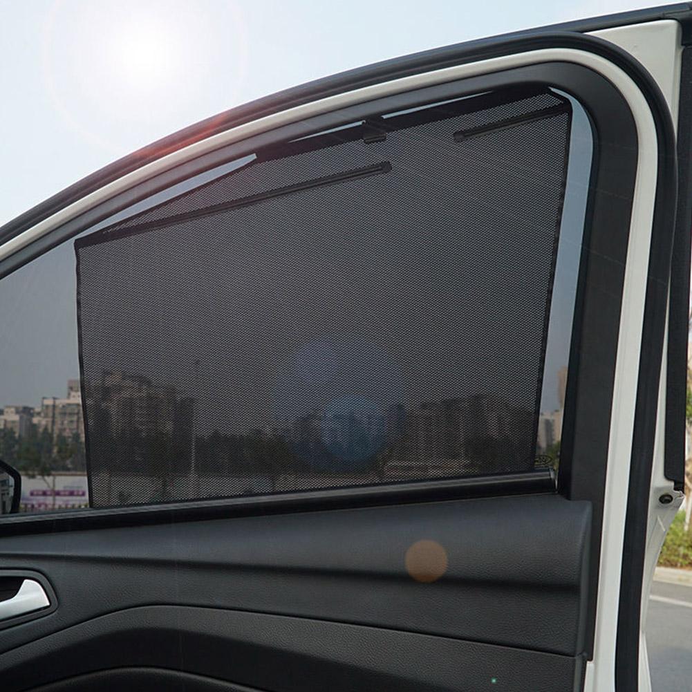 New Car Window Curtain Summer Sun Protection Heat Insulation Automatic Retractable Universal Side Window Sun Shade Visor