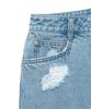 Lee Denim Damaged Mini Skirt Indigo Light